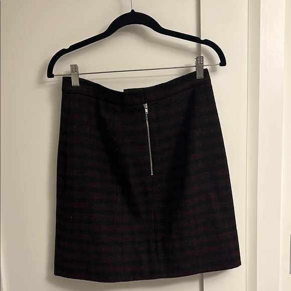 Erin Kleinberg Buffalo Check Wool Mini Skirt - Picture 3 of 3